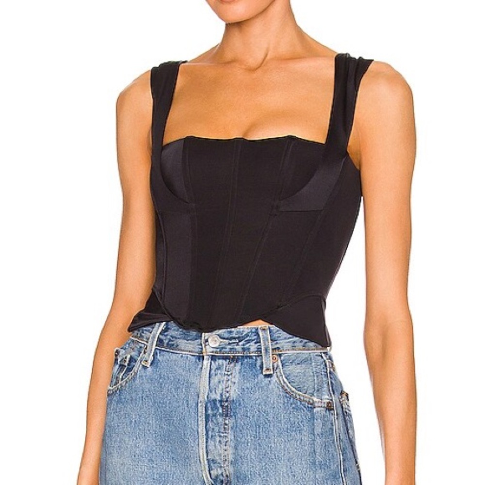 We Are HAH Black Corset top